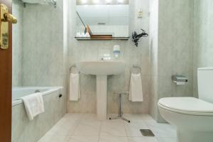 Koupelna v ubytování Hospedium Hotel Europa Centro