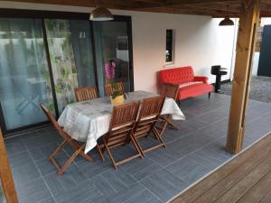 Χώρος καθιστικού στο Jolie maison T3 à St Pierre, 2 chambres avec sdb, grande varangue, jardin
