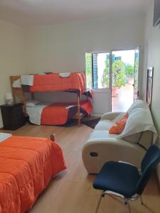 Postel nebo postele na pokoji v ubytování hostel do Ermal