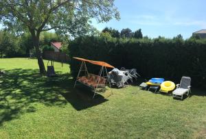 A garden outside ZÁMOR HOLIDAY HOUSE