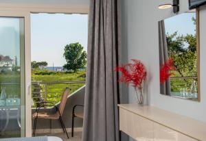 Balkón nebo terasa v ubytování Pagona House