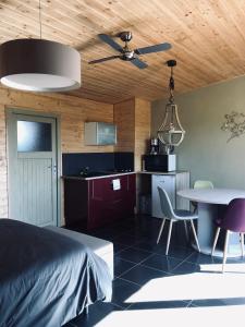 Kuchyň nebo kuchyňský kout v ubytování Lodge spa