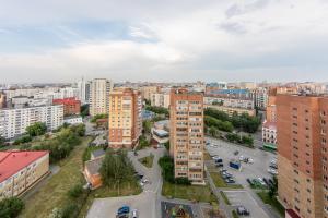 Et luftfoto af Апартаменты на Первомайской