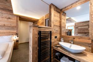 Koupelna v ubytování Hotel Majon Miramonti