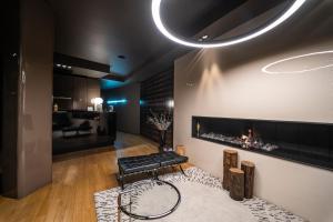 Posezení v ubytování mOdus Hotel