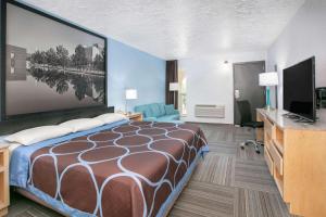 TV o dispositivi per l'intrattenimento presso Super 8 by Wyndham City of Moore