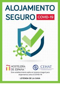 Certifikát, hodnocení, plakát nebo jiný dokument vystavený v ubytování Leyenda de la Cava