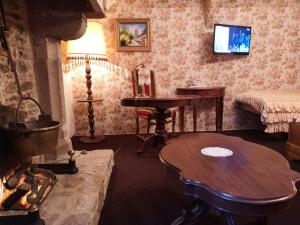 Posezení v ubytování Manoir de la Foulerie + 37 fotografií