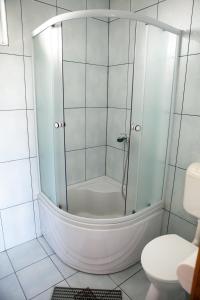 Koupelna v ubytování Hotel Allegro + 27 fotografií