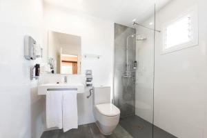 Koupelna v ubytování Hostal Neptuno