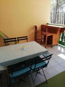 Posezení v ubytování LES GRANDS PINS