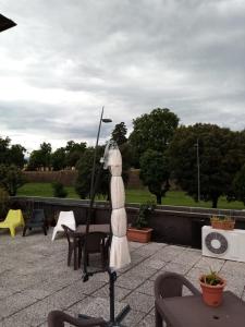 Balkón nebo terasa v ubytování BINARIO 5