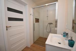 Kúpeľňa v ubytovaní Apartamenty Pod Skalitem