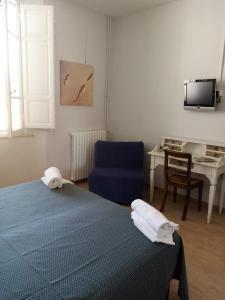 Postel nebo postele na pokoji v ubytování BINARIO 5