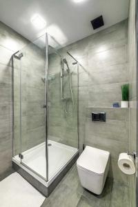 Kúpeľňa v ubytovaní European Apart-Hotel, Most City Area
