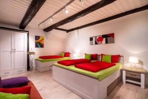 Posezení v ubytování Ferienwohnung Einbeck FeWo B Nolte