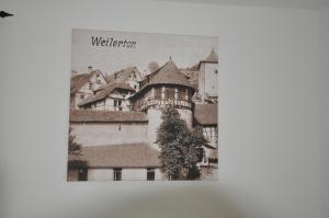 a black and white picture of a building at D´r Rechenmacher in Michelfeld