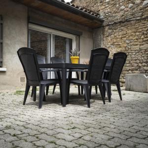 Patio nebo venkovní prostory v ubytování L'étoile d'Alice