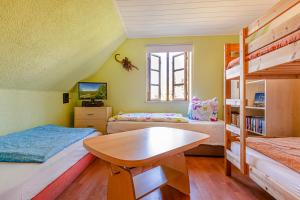 Postel nebo postele na pokoji v ubytování Ferienwohnung Am Walnussbaum + 21 fotografií