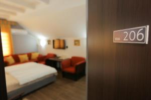 Postel nebo postele na pokoji v ubytování Hotel Konak Tammy Platičevo - Šabac