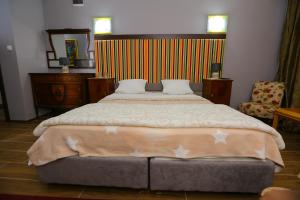 Postel nebo postele na pokoji v ubytování Hotel Konak Tammy Platičevo - Šabac