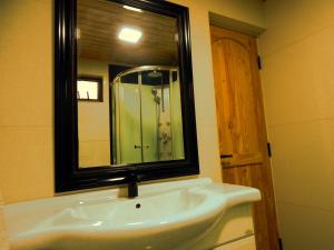 Koupelna v ubytování Hostal Plaza Maule