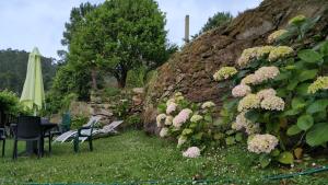 A garden outside Casa Playa de Balares