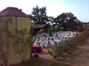 A garden outside Agriturismo Il Palazzo