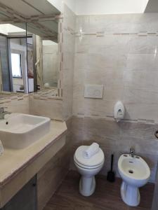Koupelna v ubytování Hotel Internazionale