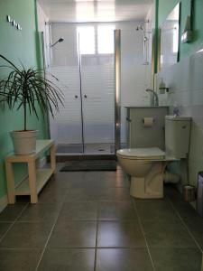 Bilik mandi di Hostel Roks
