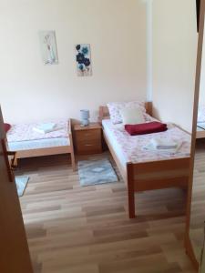 Postel nebo postele na pokoji v ubytování Rooms Luka