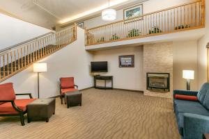 Гостиная зона в Comfort Inn Worland Hwy 16 to Yellowstone