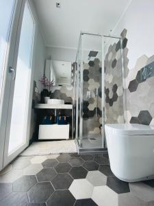A bathroom at Leono’