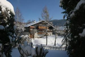 Gîte Le Wallis during the winter