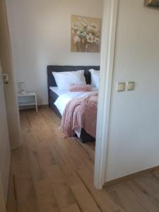 Posteľ alebo postele v izbe v ubytovaní Apartments Habek