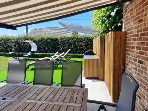Balkón nebo terasa v ubytování Holiday Home Mooi - Voeren