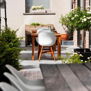 Aed väljaspool majutusasutust B&B Scheldekant