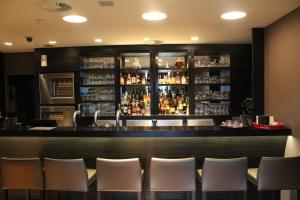 Lounge nebo bar v ubytování Hotel De Notelaer