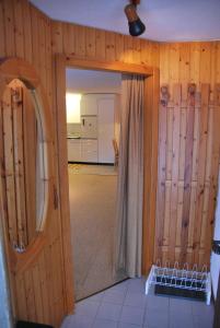 Kuchyň nebo kuchyňský kout v ubytování Ferienwohnung Bürchen