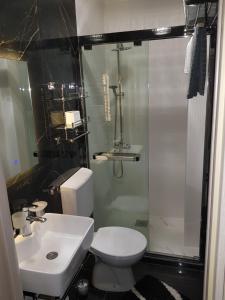 Koupelna v ubytování Apartman Katarina