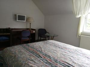 Postel nebo postele na pokoji v ubytování Hotel Leppiner Hof - B&B FRÜHSTÜCKSPENSION