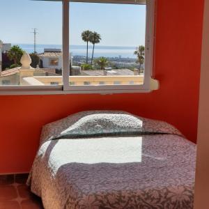 Posteľ alebo postele v izbe v ubytovaní Chalet Benidorm
