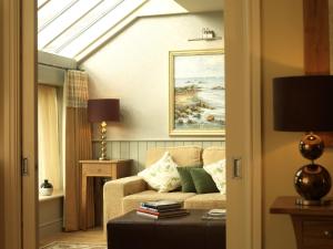 A seating area at Feversham Arms Hotel & Verbena Spa 