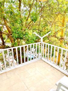 En balkong eller terrasse på Gera Apart Pontos