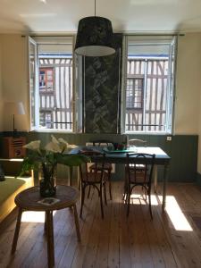 Et opholdsområde på AU NAIN ROUGE gite vintage de charme