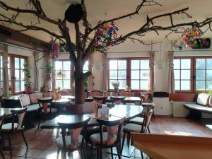 Posezení v ubytování Brauhaus Fröschl