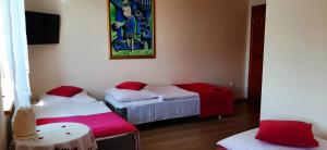 Łóżko lub łóżka w pokoju w obiekcie Słoneczny Dom pokoje i apartament na wynajem
