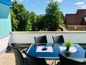 Balkón nebo terasa v ubytování Apartmán Adam