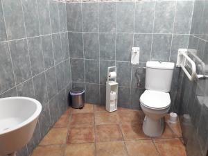 Koupelna v ubytování Albergue Casa Txakainlo