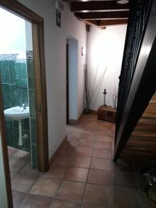 Koupelna v ubytování Albergue Casa Txakainlo